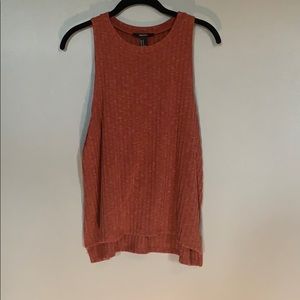 High neck knit blouse